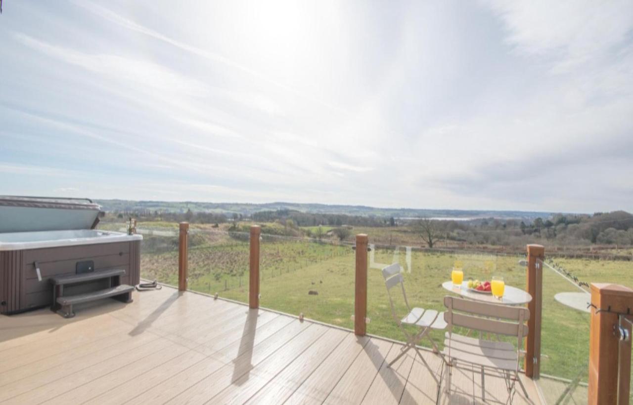 Luxury Family Beechwood Lodge With Hot Tub Lochwinnoch Luaran gambar